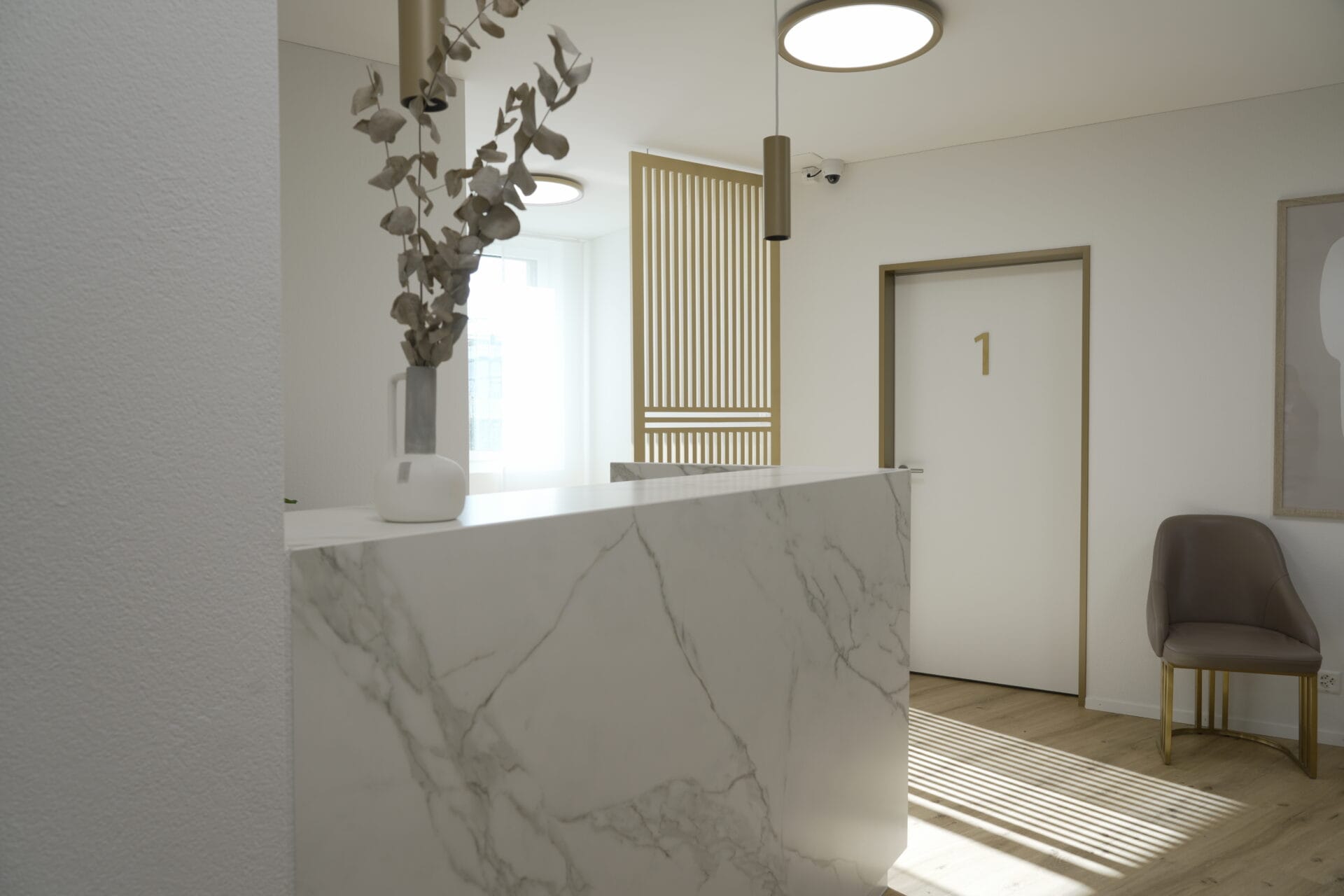 Gemütliche Ruhezone im Medport Center